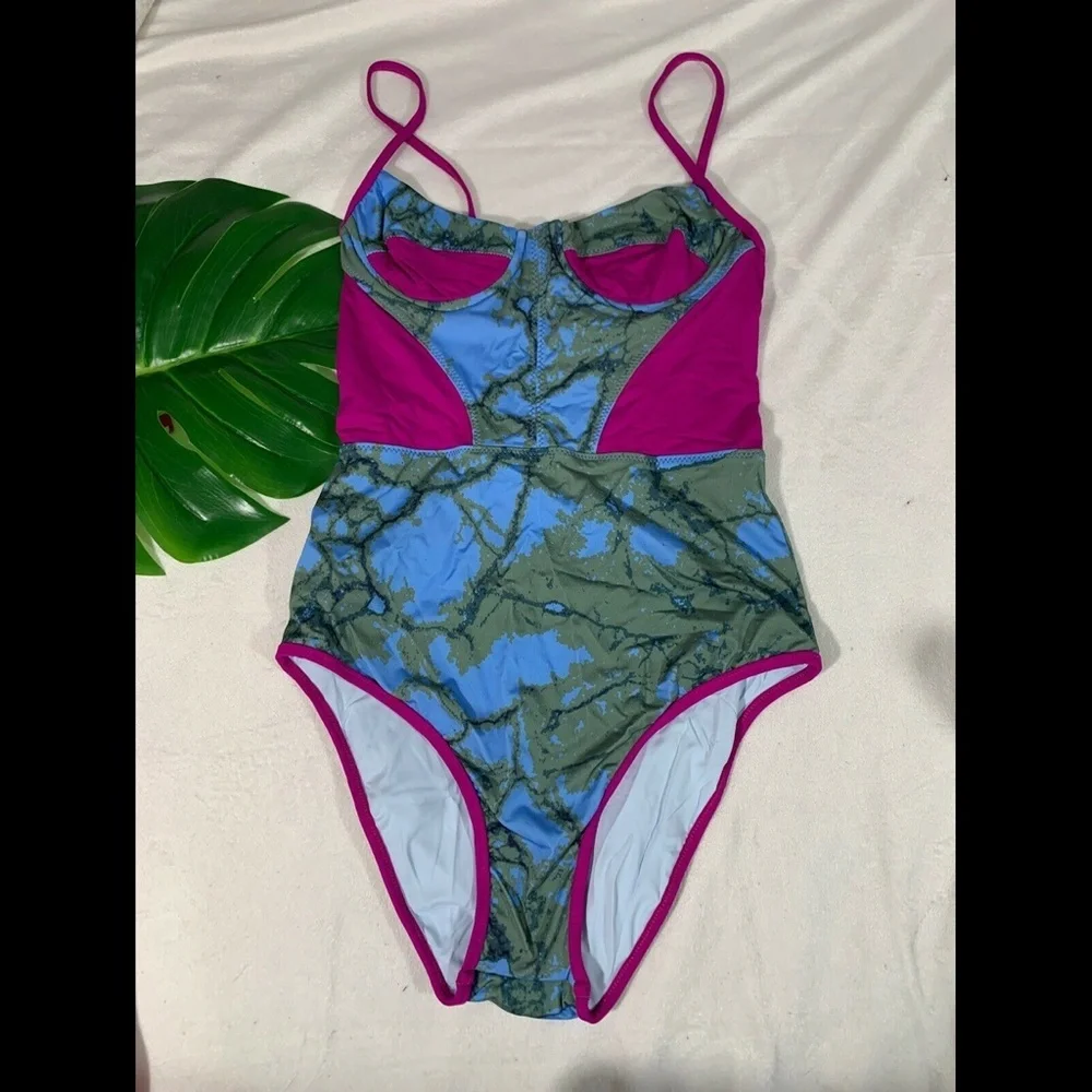 NEW $290 KORE SWIM‎ 'Rhea' One-Piece Swimsuit SZ XS